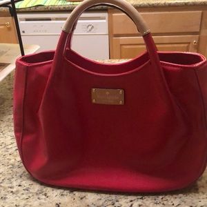 Hot pink Kate Spade handbag